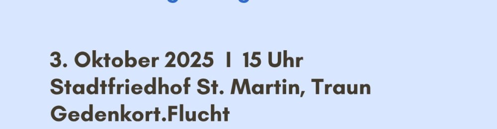 Multireligiöses Gedenken am Gedenkort.Flucht