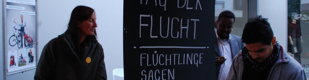 Flüchtlinge sagen Danke!