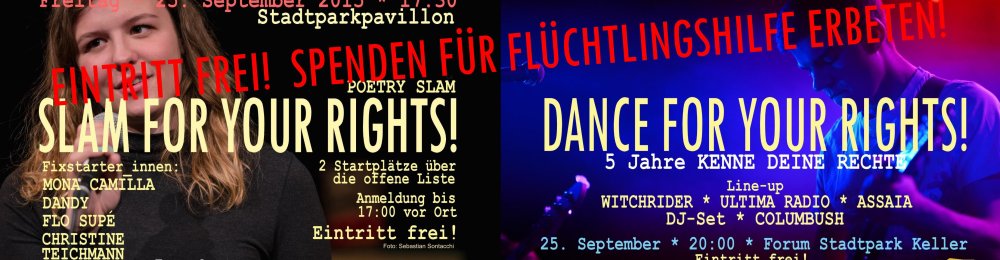 SLAM FOR YOUR RIGHTS! DANCE FOR YOUR RIGHTS!